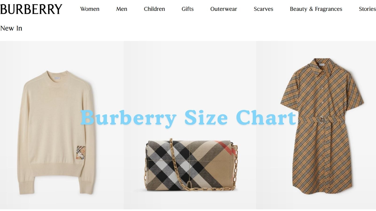 Complete Burberry Size Chart Guide Women, Men & Kids Cherry Picks